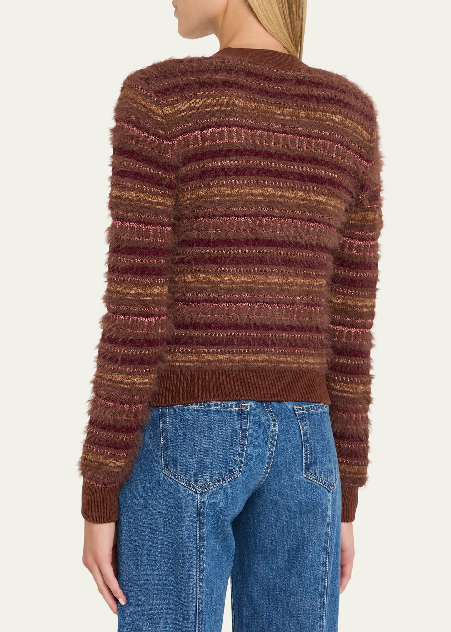 Ariadne Mixed Stripe Cardigan - 3