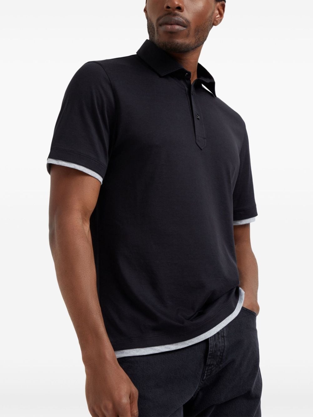 cotton polo shirt - 3