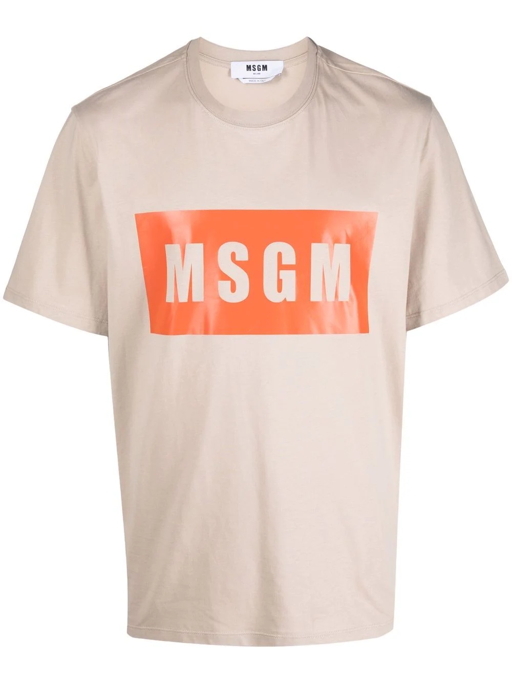 logo-print cotton T-shirt - 1