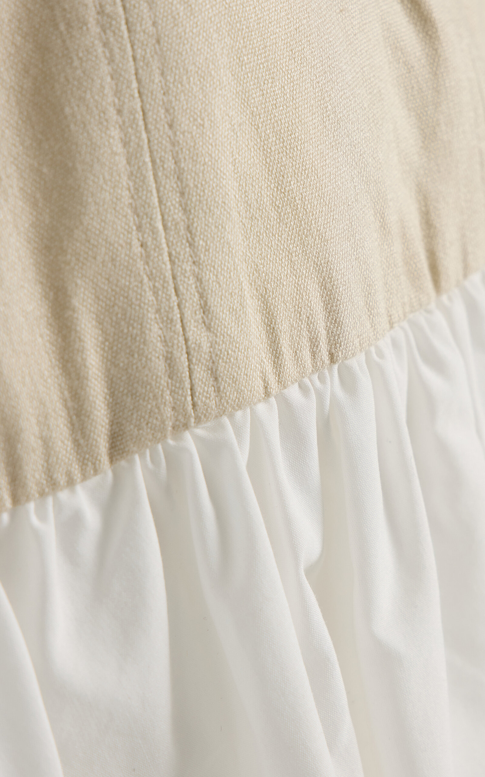Fifi Linen-Blend Bubble Mini Dress neutral - 5