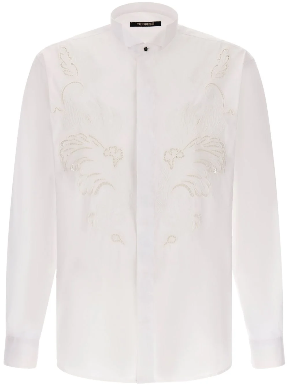 broderie anglaise detail shirt - 1