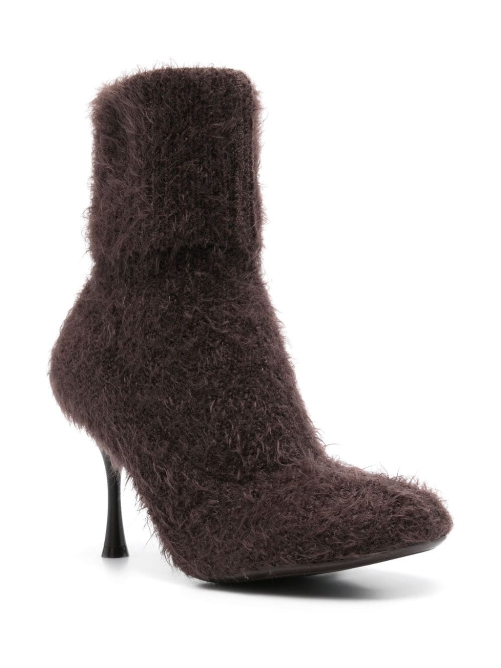 85mm knitted ankle boots - 2