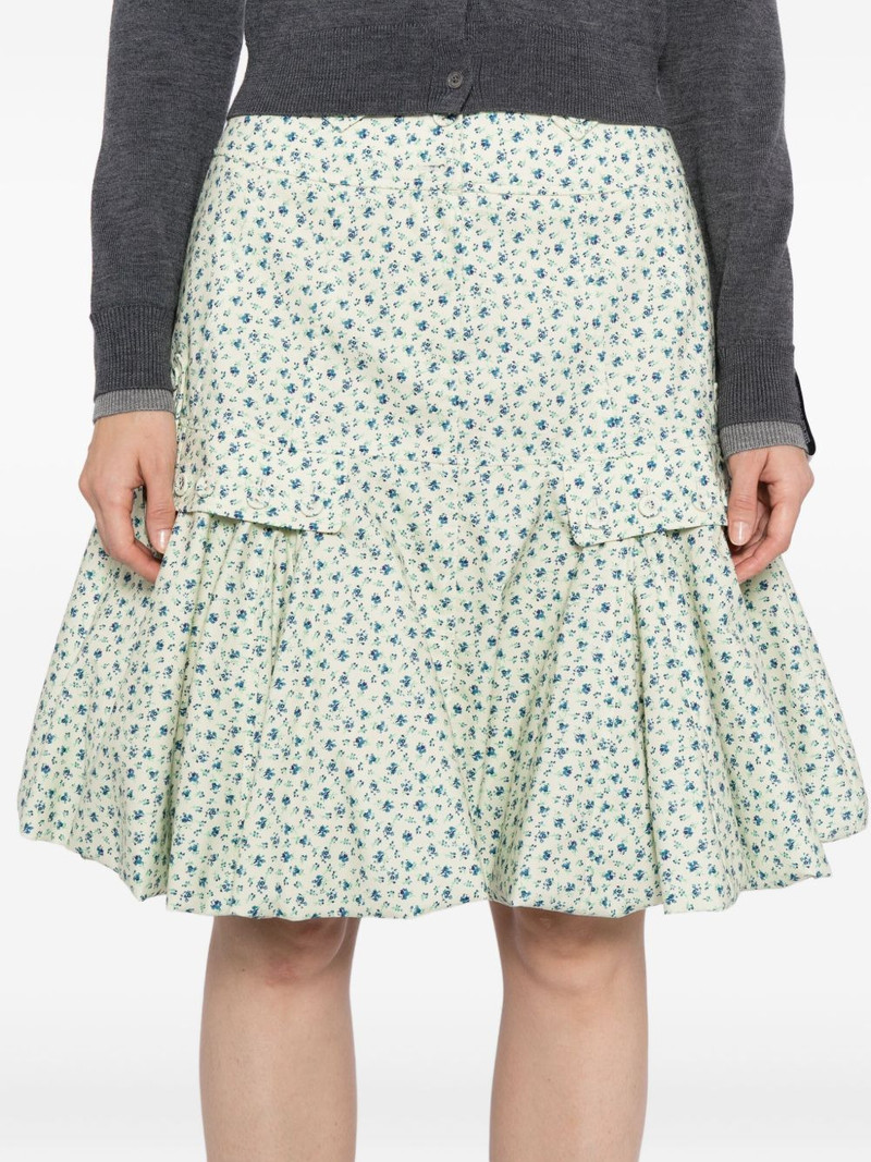 floral-print midi skirt 5