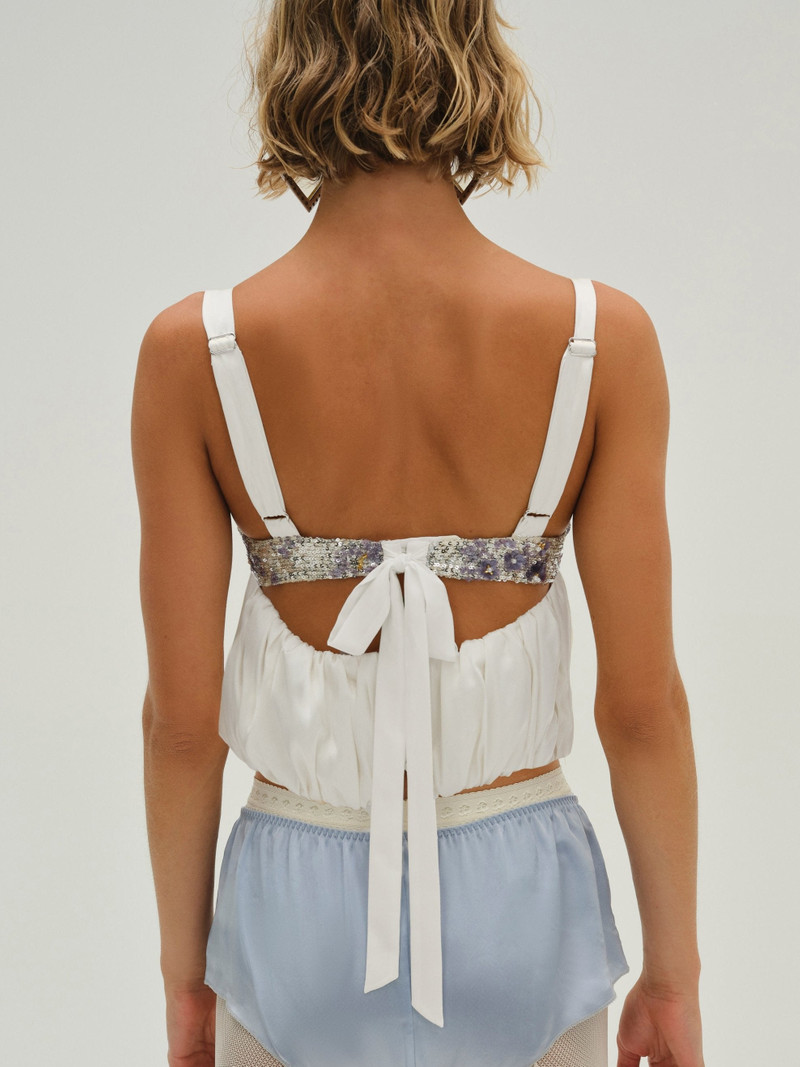 For Love & Lemons Snowflake Sequin Bubble Top outlook