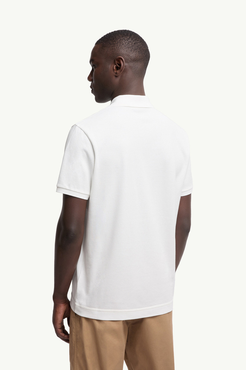 Logo Patch Cotton Piquet Polo Shirt 5