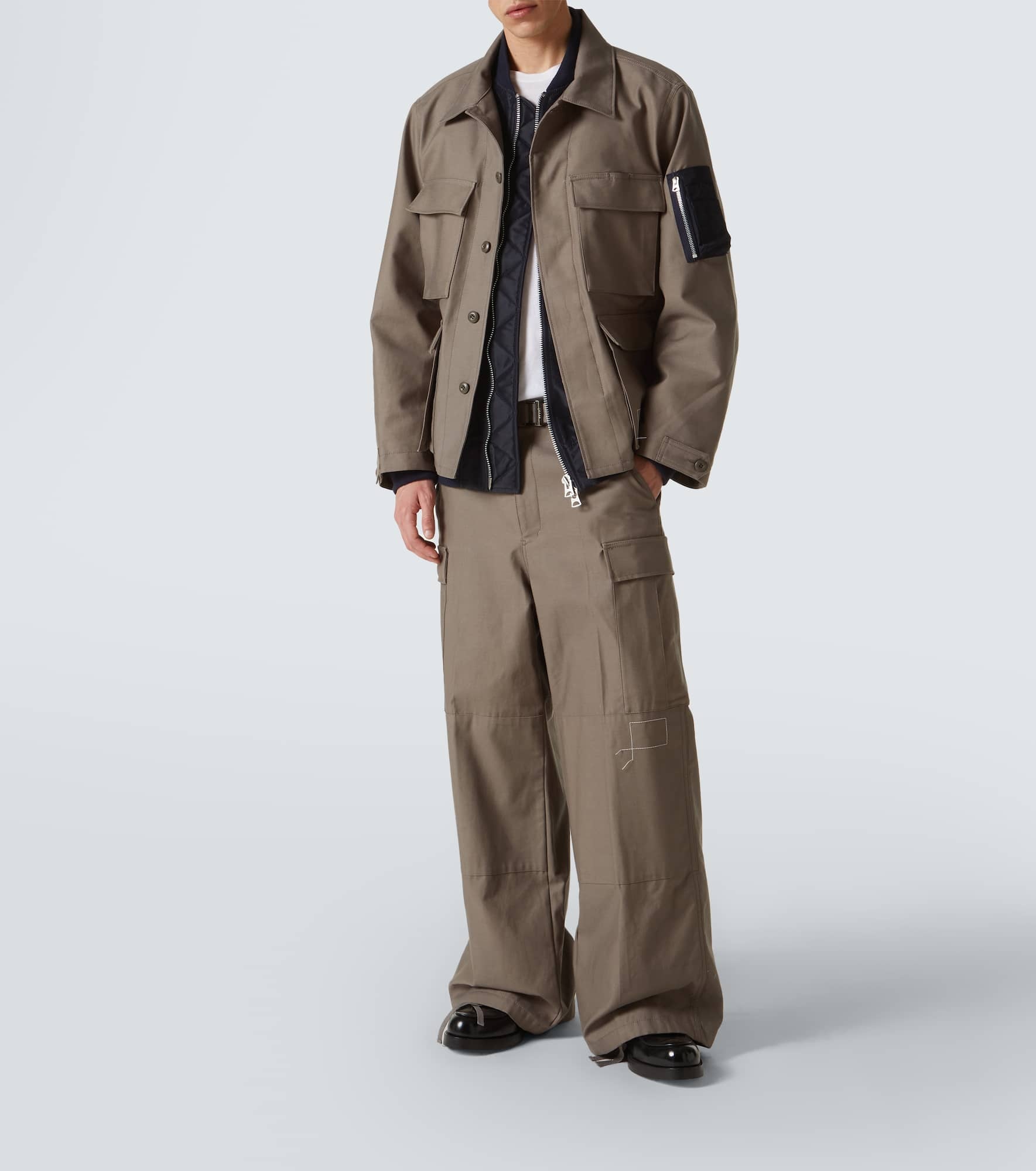Cotton cargo pants - 2