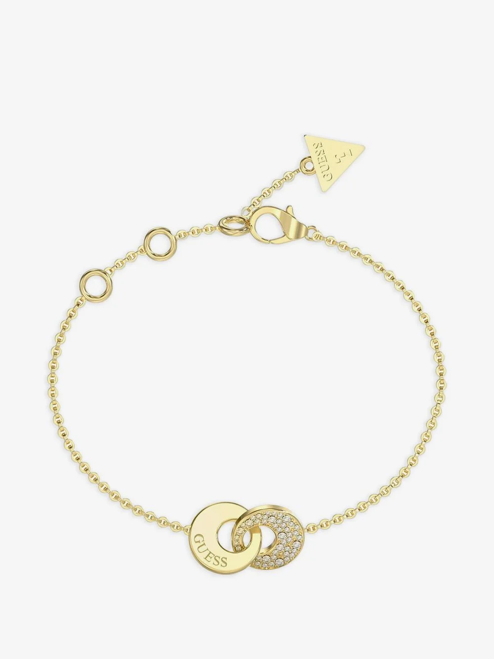 Blooming Summer pavé interlocking-link bracelet - 1