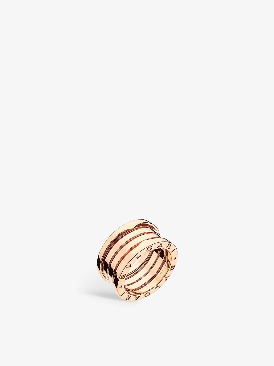 B.zero1 four-band 18ct rose-gold ring - 4