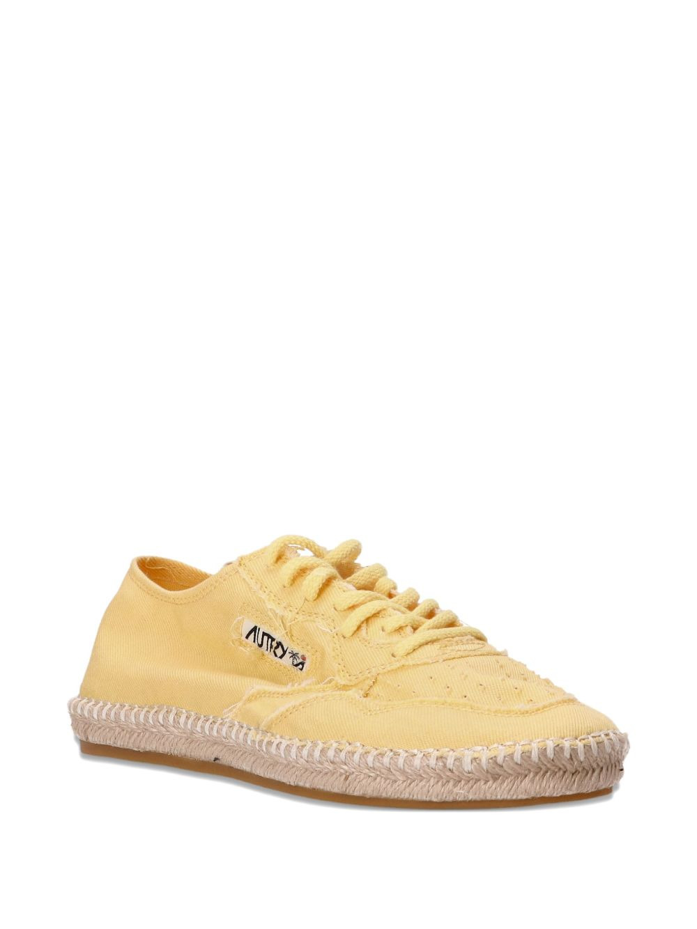 lace-up espadrille trainers - 2