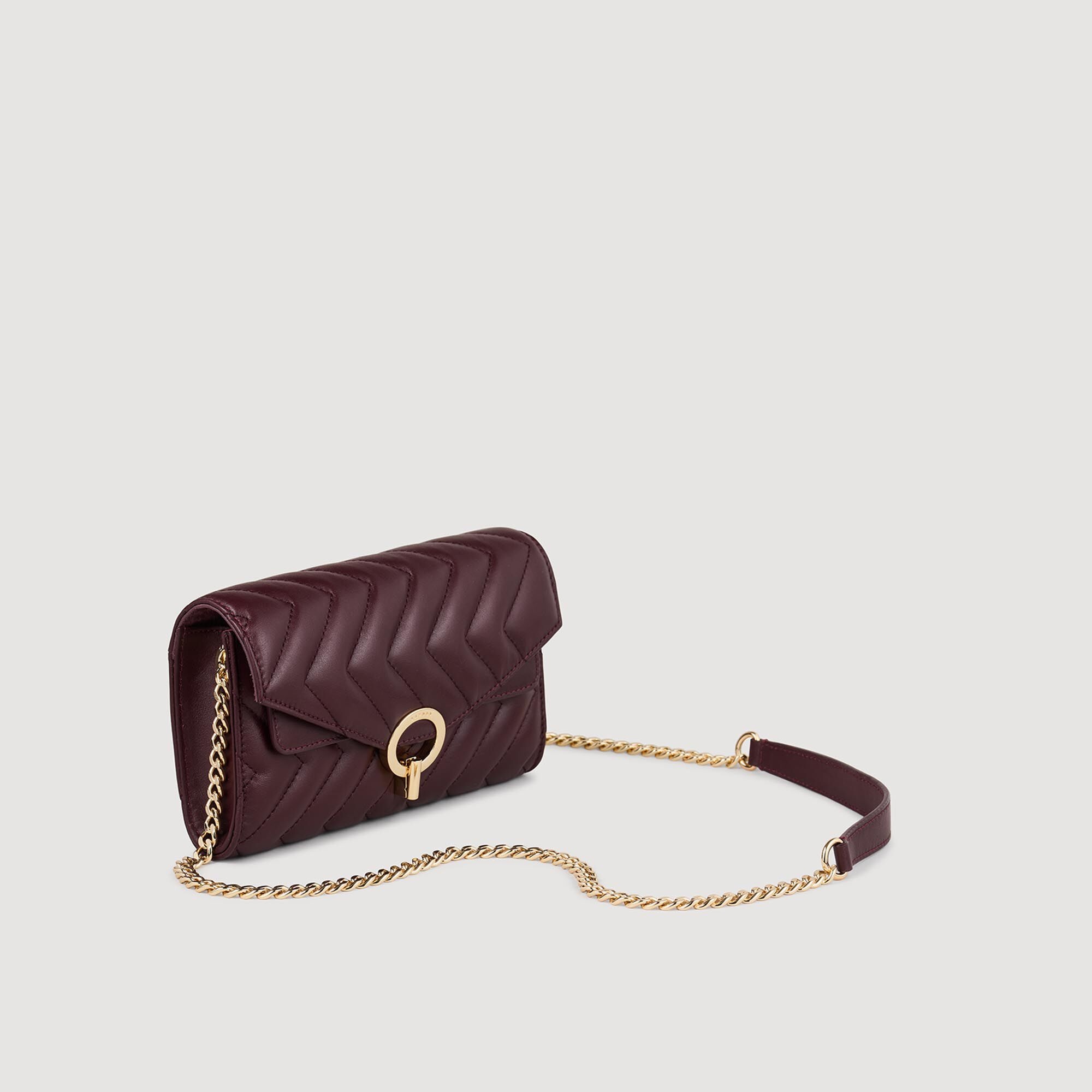 LEATHER CROSSBODY CLUTCH BAG - 4