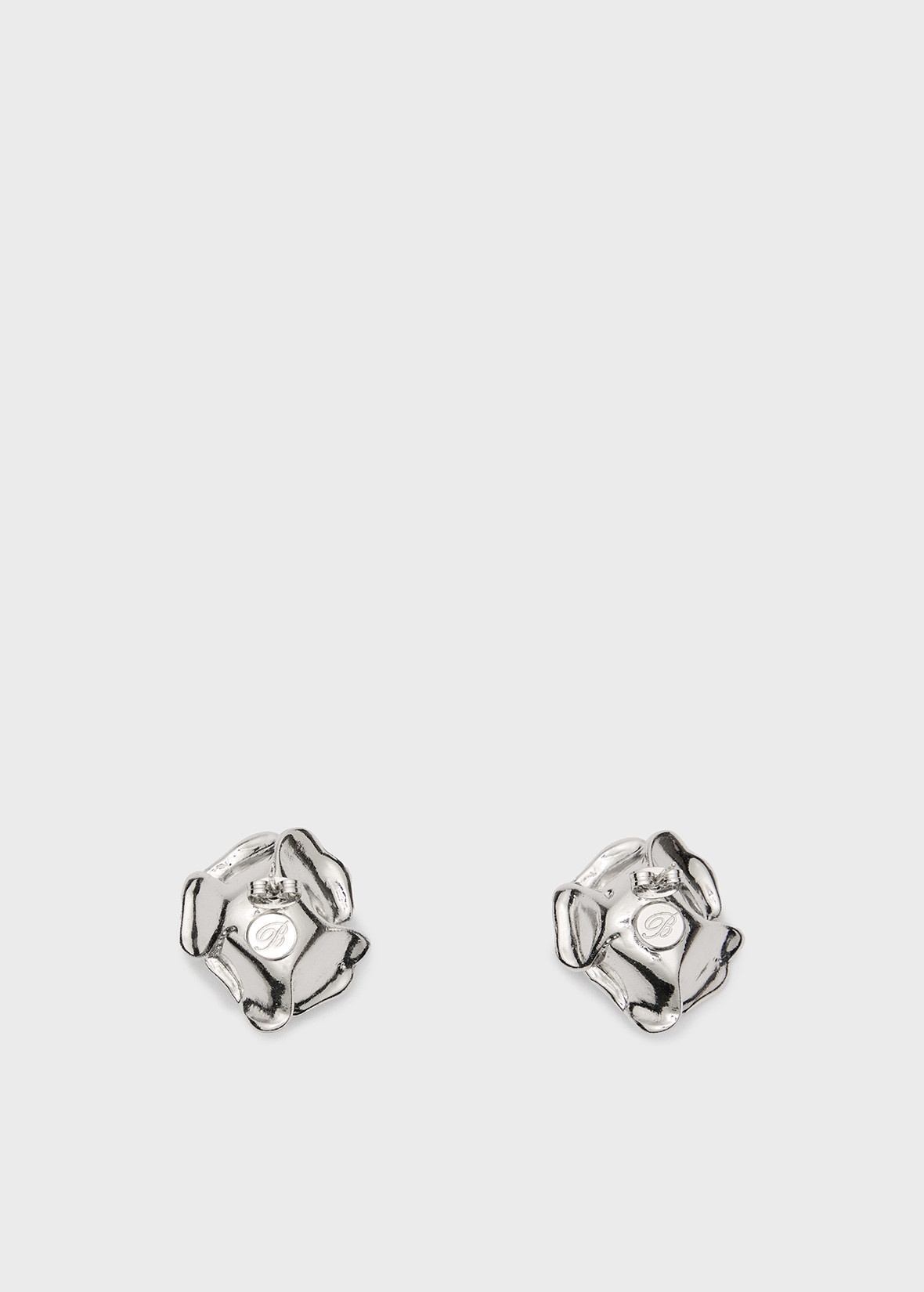 EARRINGS WITH ROSE AND B MONOGRAM - 2