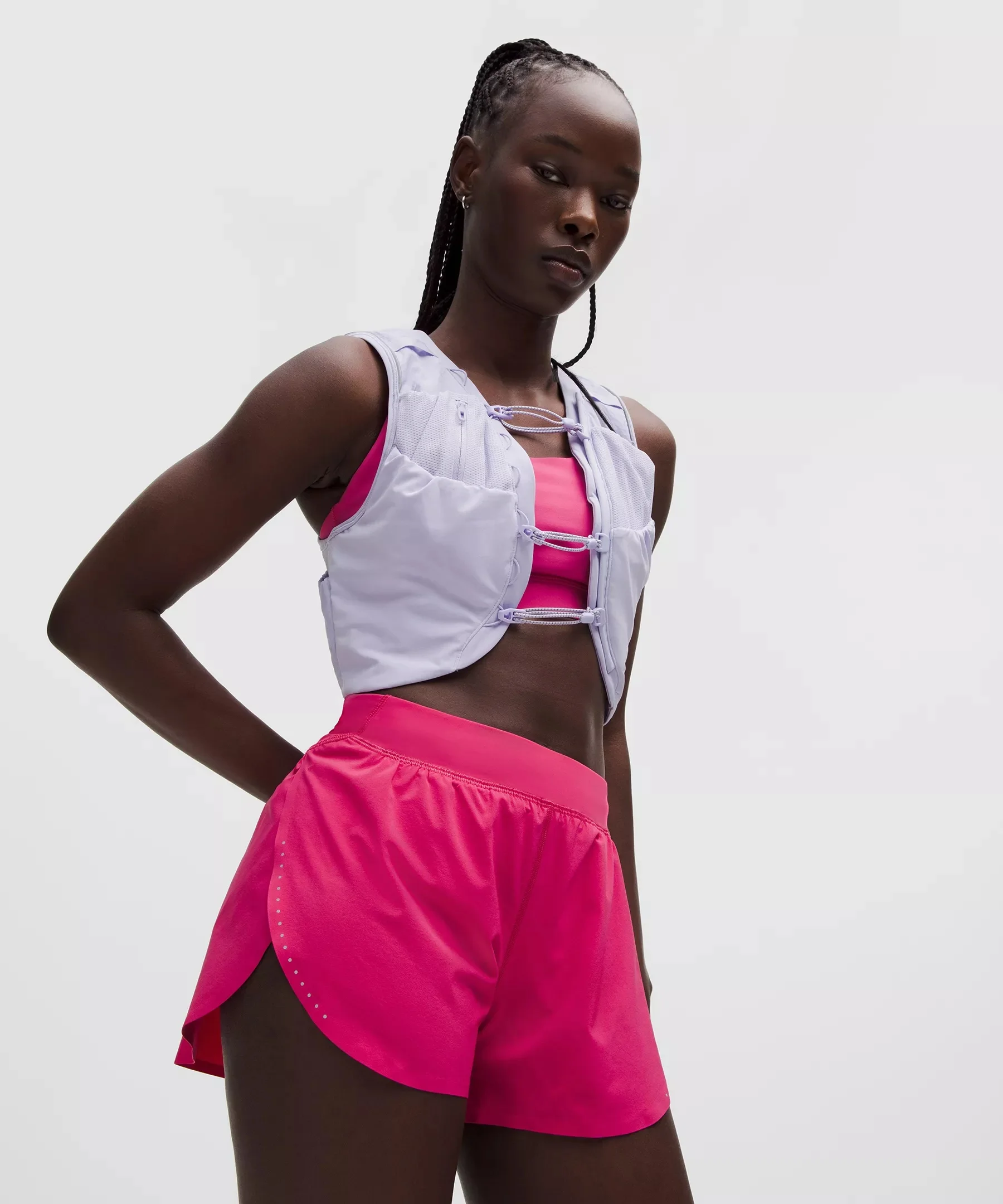 Fast and Free High-Rise Classic-Fit Split Short 3" - 1