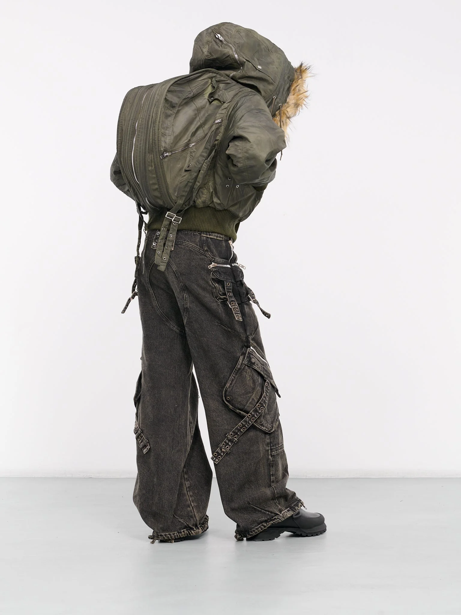 2*3様 no faith studios 23aw cargo denim NO/FAITH STUDIOS Denim Cargo Jeans | REVERSIBLE