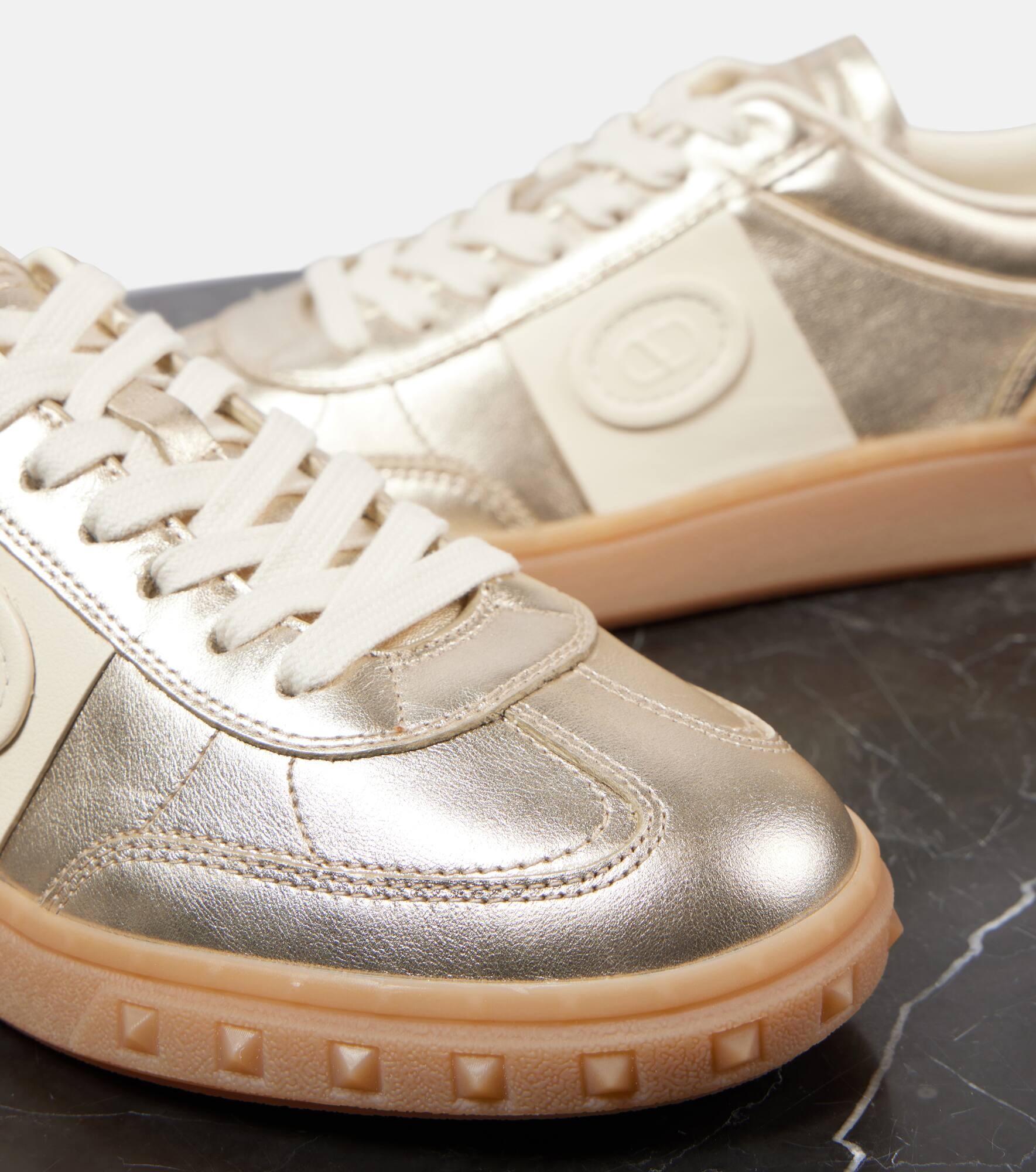 Upvillage metallic leather sneakers - 5