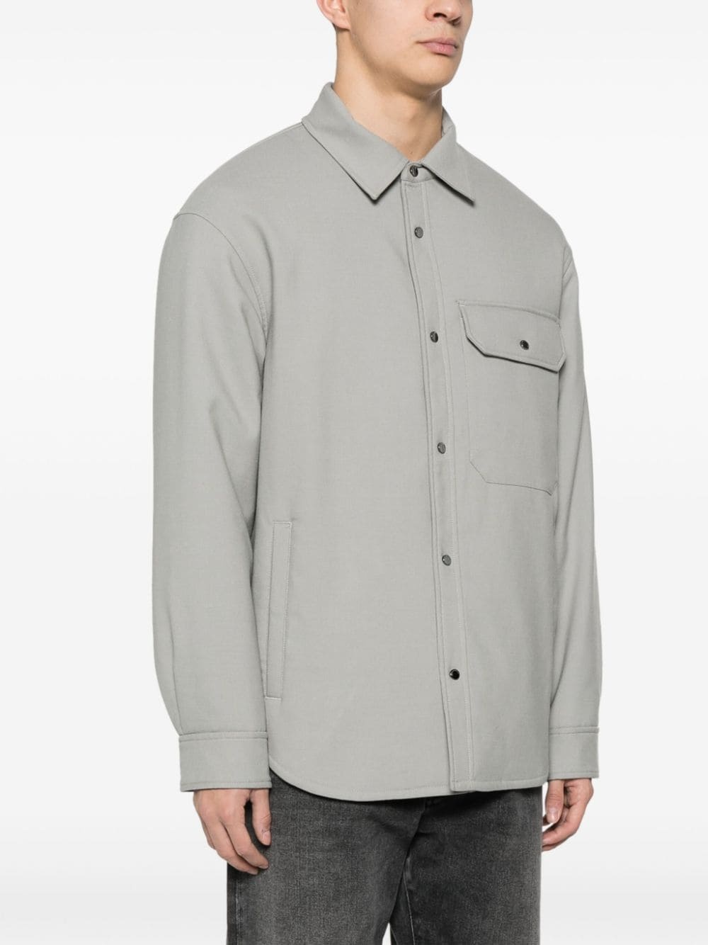 padded shirt jacket - 3