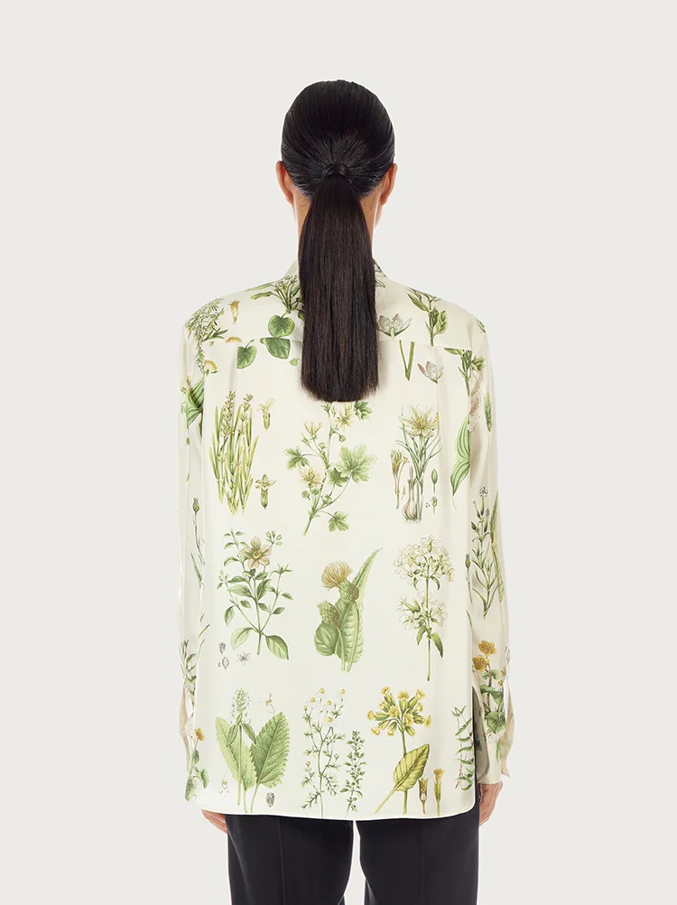 SILK PRINTED SHIRT - 4