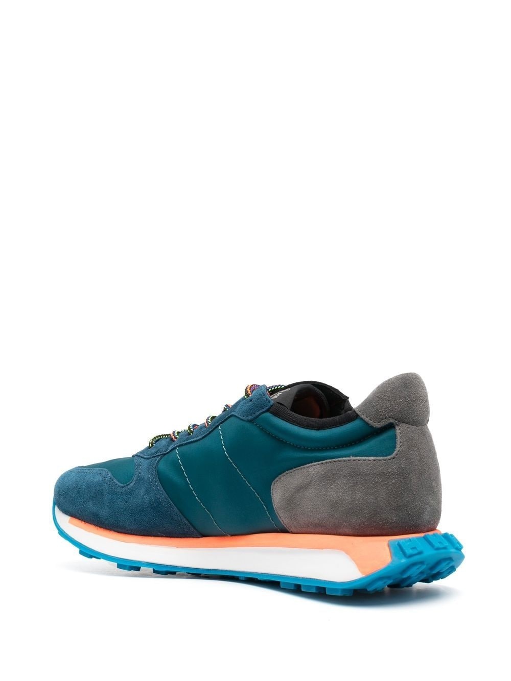logo-print low-top sneakers - 3