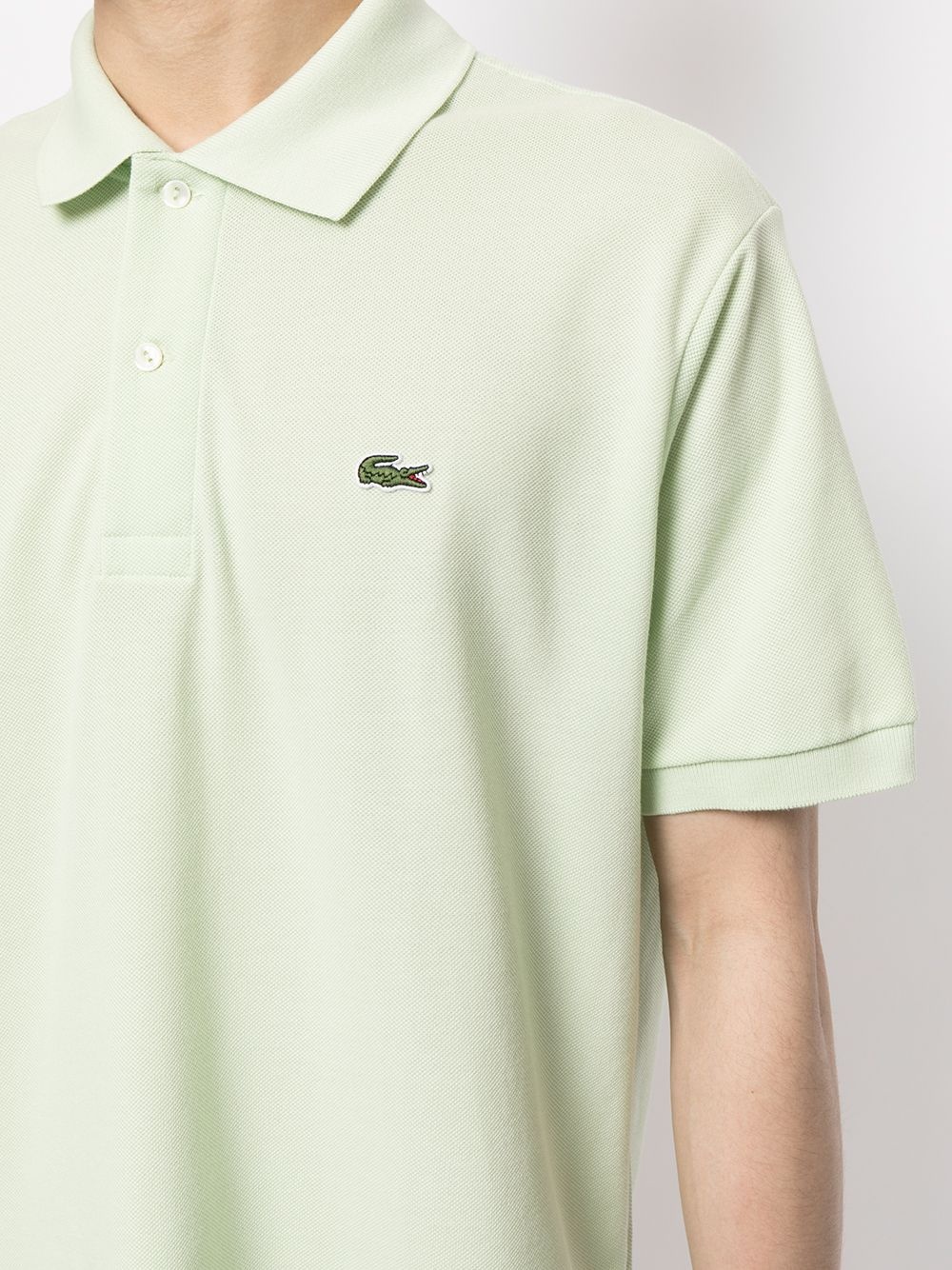 Classic appliqué-logo polo shirt - 5