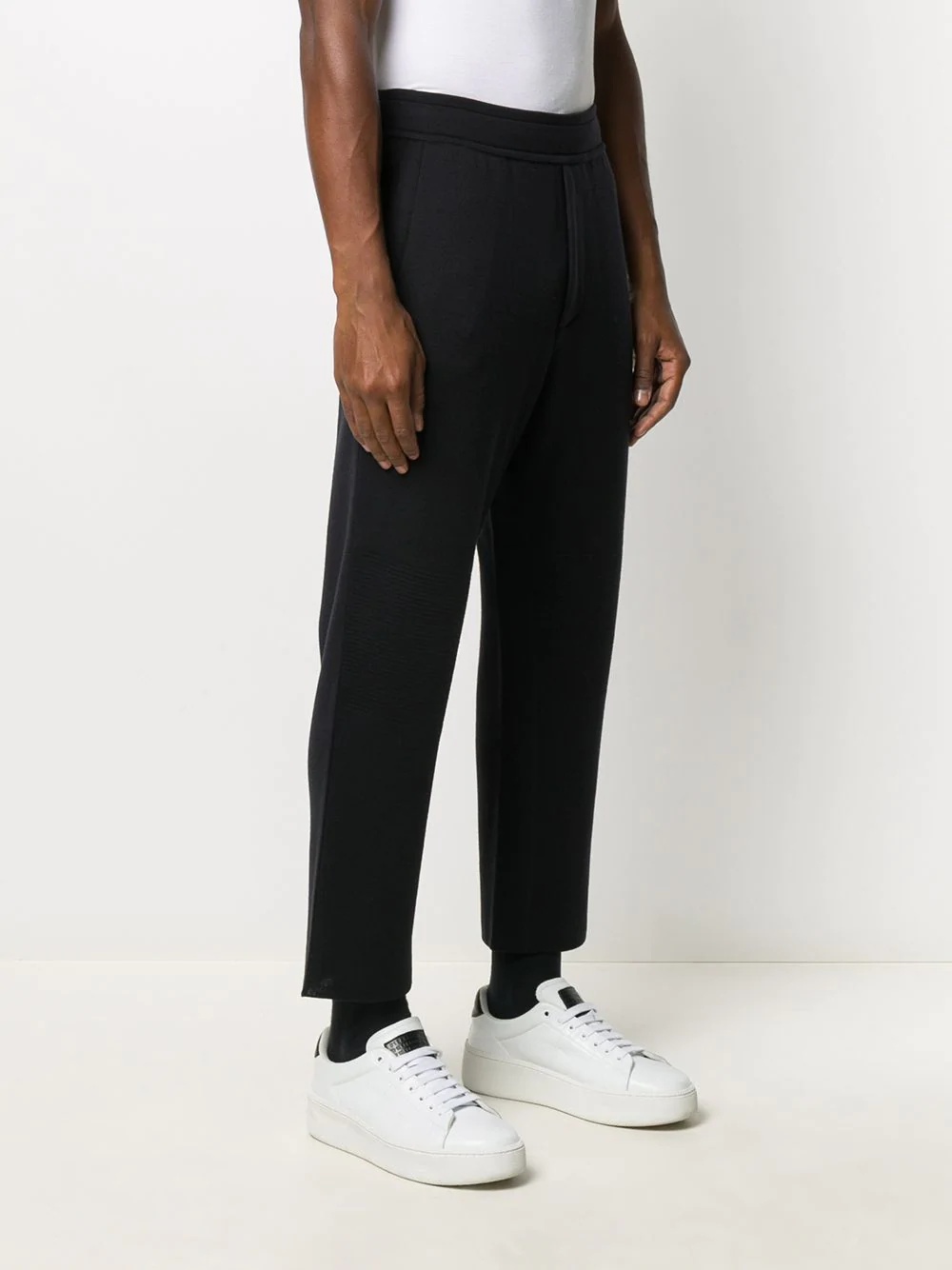 high-waisted track trousers - 3