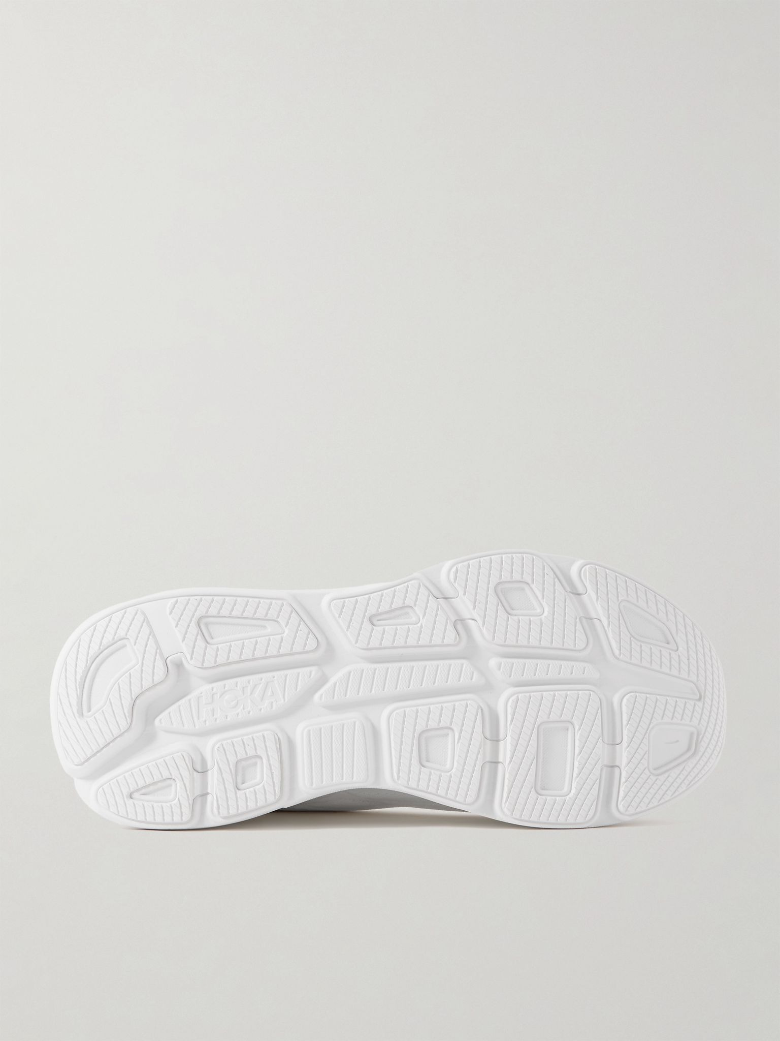 Bondi 9 Rubber-Trimmed Mesh Running Sneakers White - 3