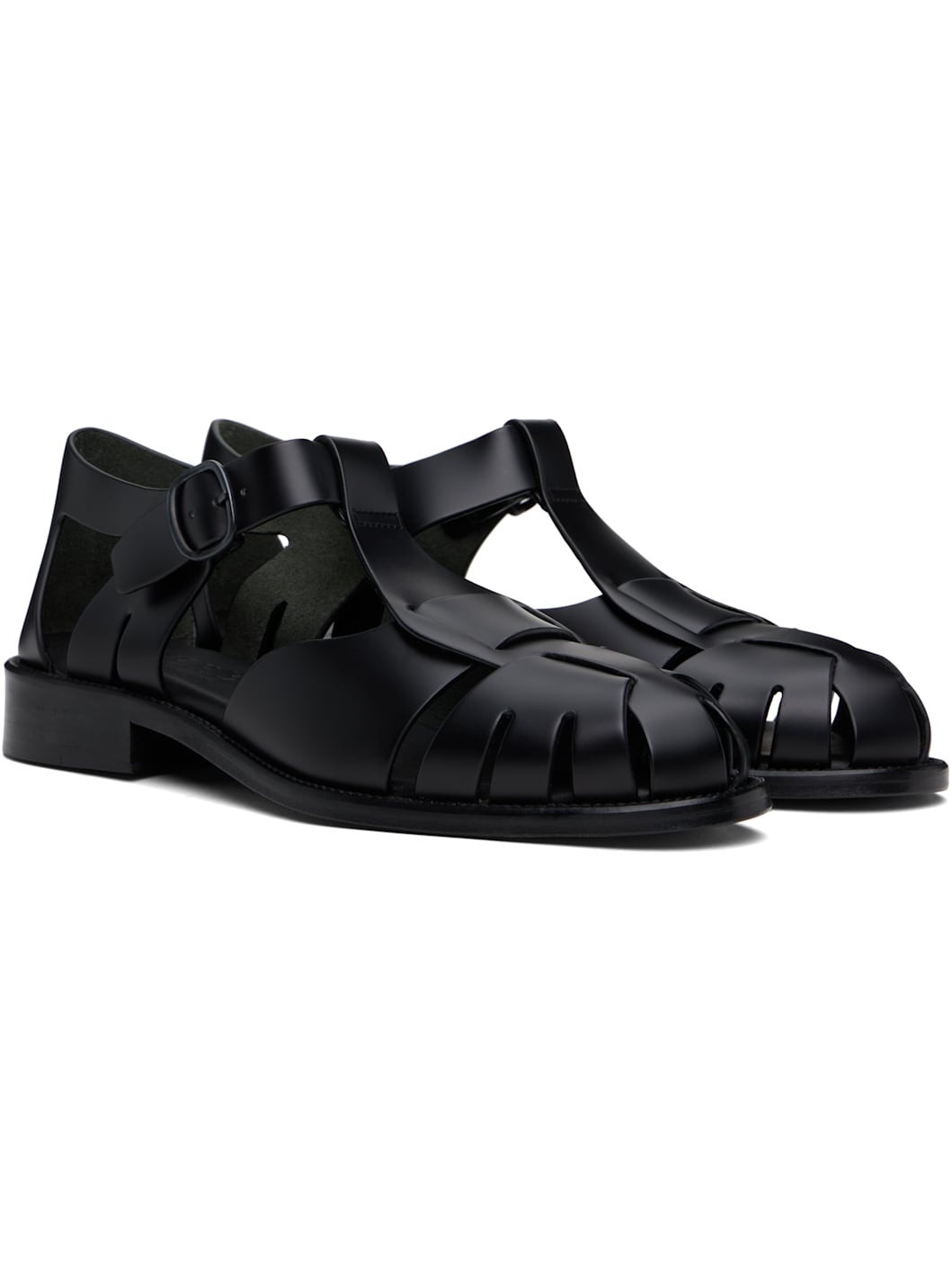 Black Pesca Sandals - 4