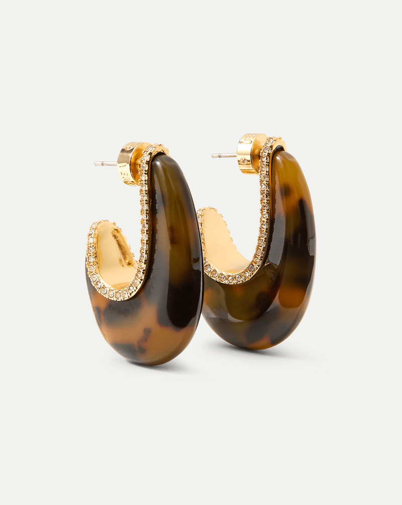 VERONICA BEARD RESIN J-HOOP EARRING outlook