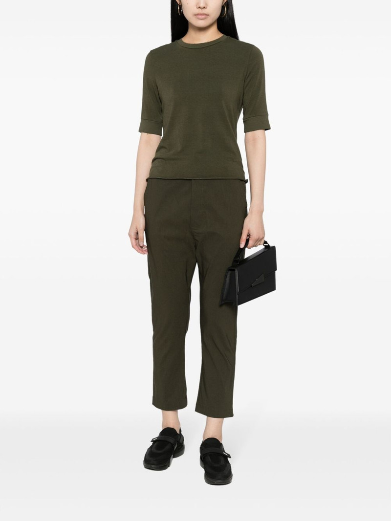 thom/krom drawstring cropped trousers outlook
