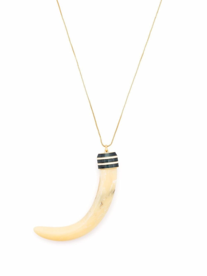 horn-pendant necklace 1