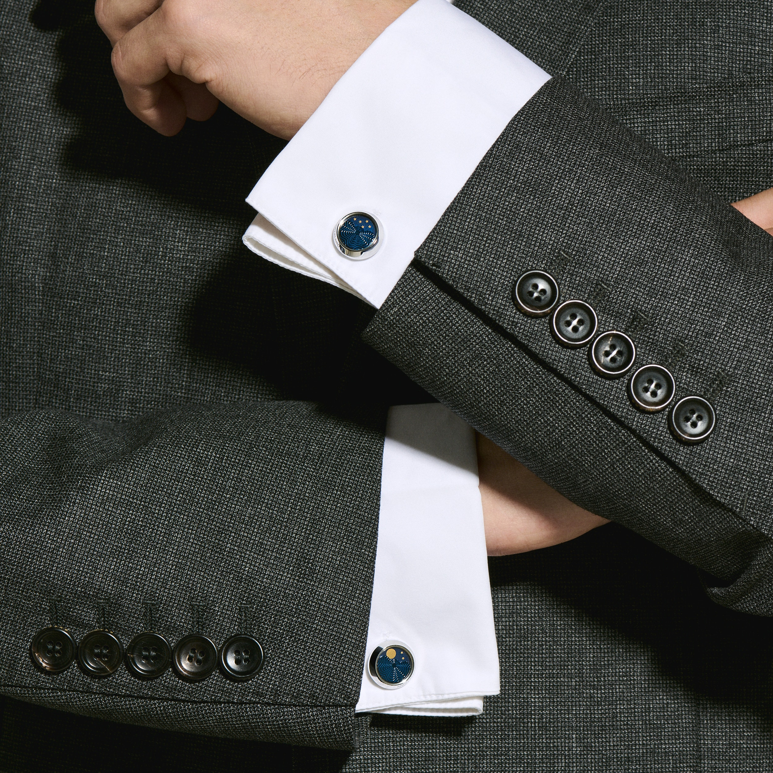 Cufflinks Moonphase Movement - 3