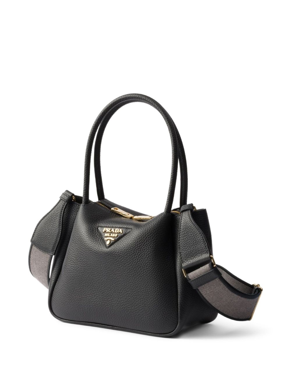 small leather tote bag - 6