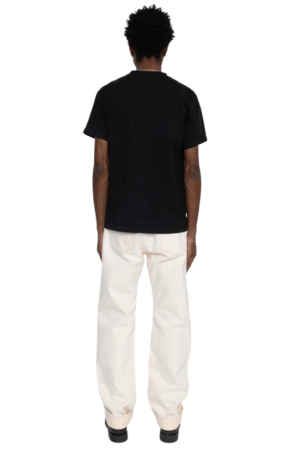 1172-1 14oz Ecru Selvedge 5 Pocket Pants Regular Straight - 5