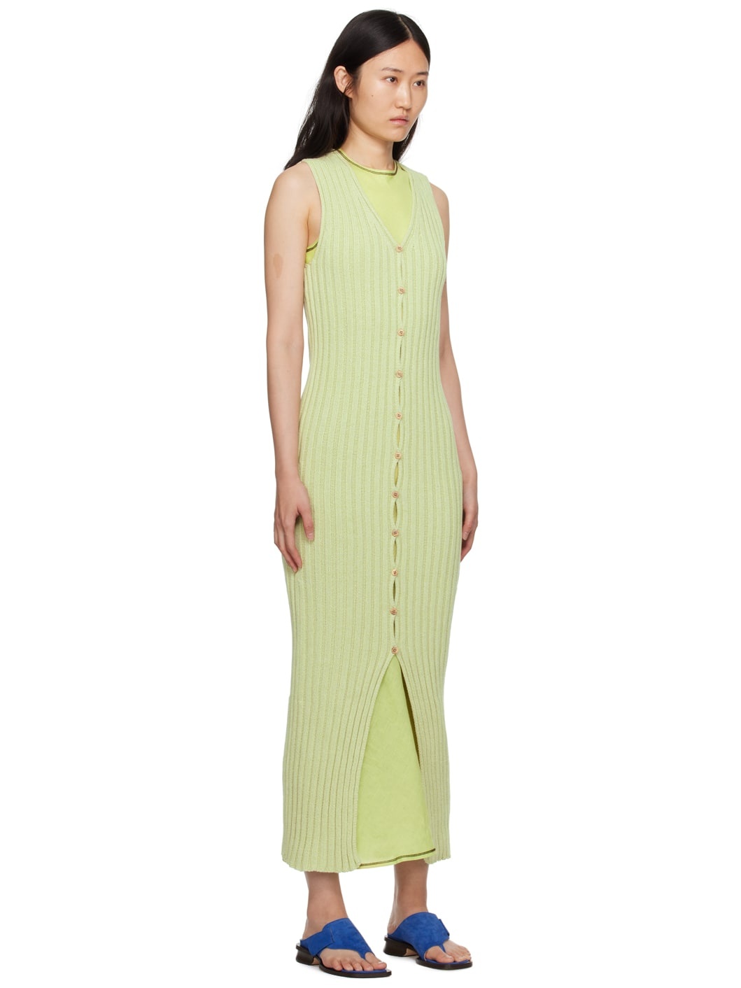 Green Loulou Maxi Dress - 2