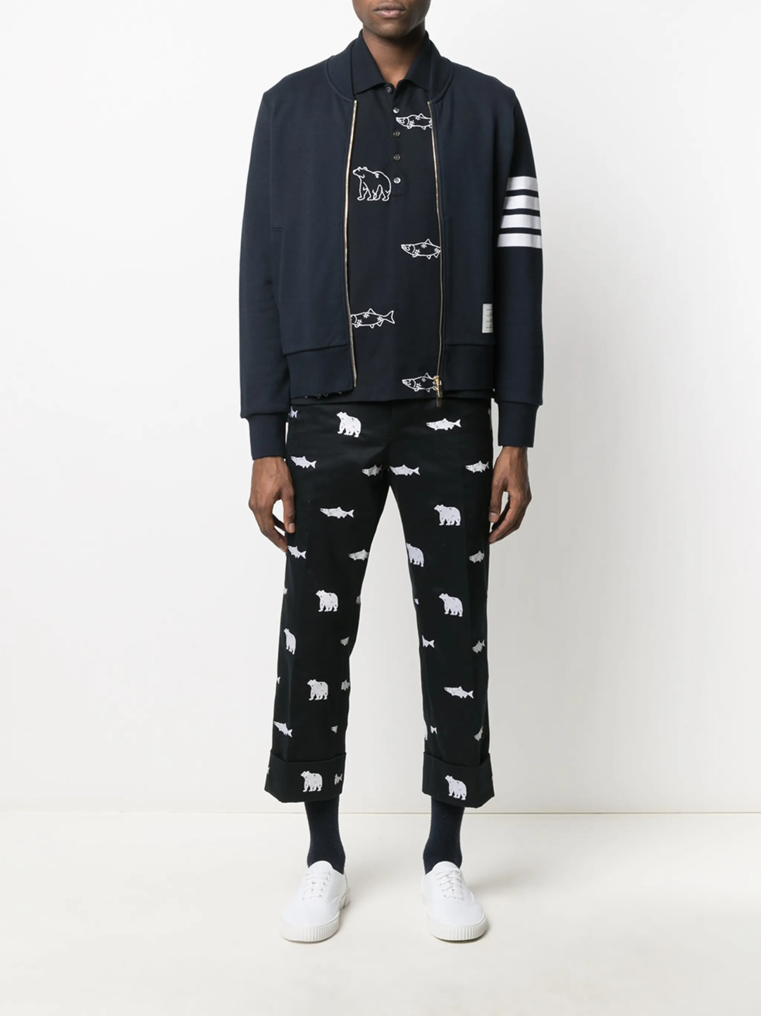 Classic Loopback 4-Bar Bomber Men - 2