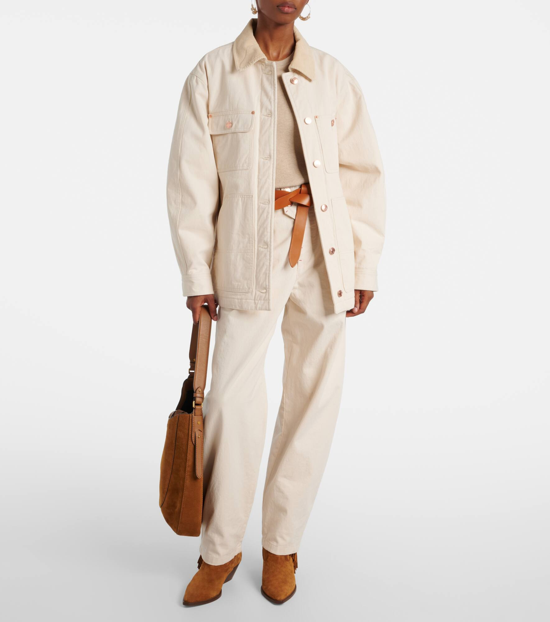 Oumaya barrel-leg jeans - 2
