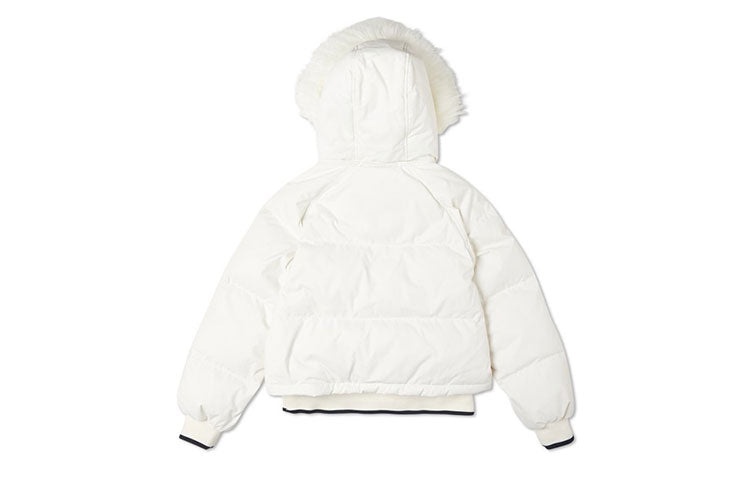 (WMNS) Converse Convertible Long Down Jacket 'White' 10020023-A01 - 4