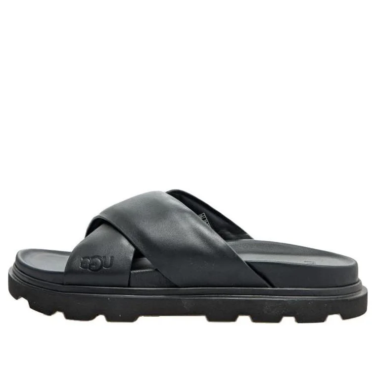 UGG Capitola Cross Slippers 'Black' 1153076-BLK - 1