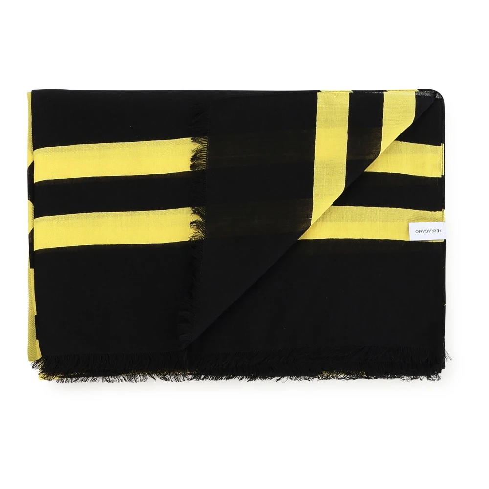 GRAPHIC WOOL STOLE - 3