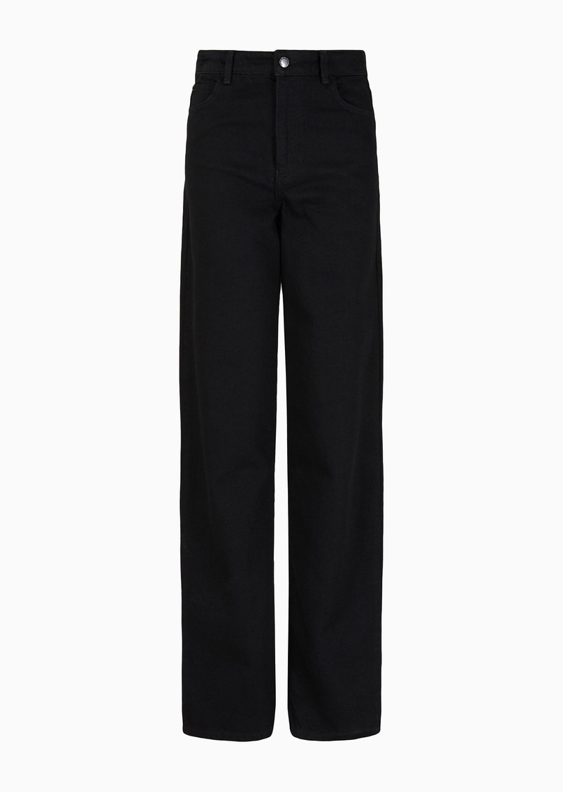 J4B mid-rise straight-leg, rinsed-denim jeans 1