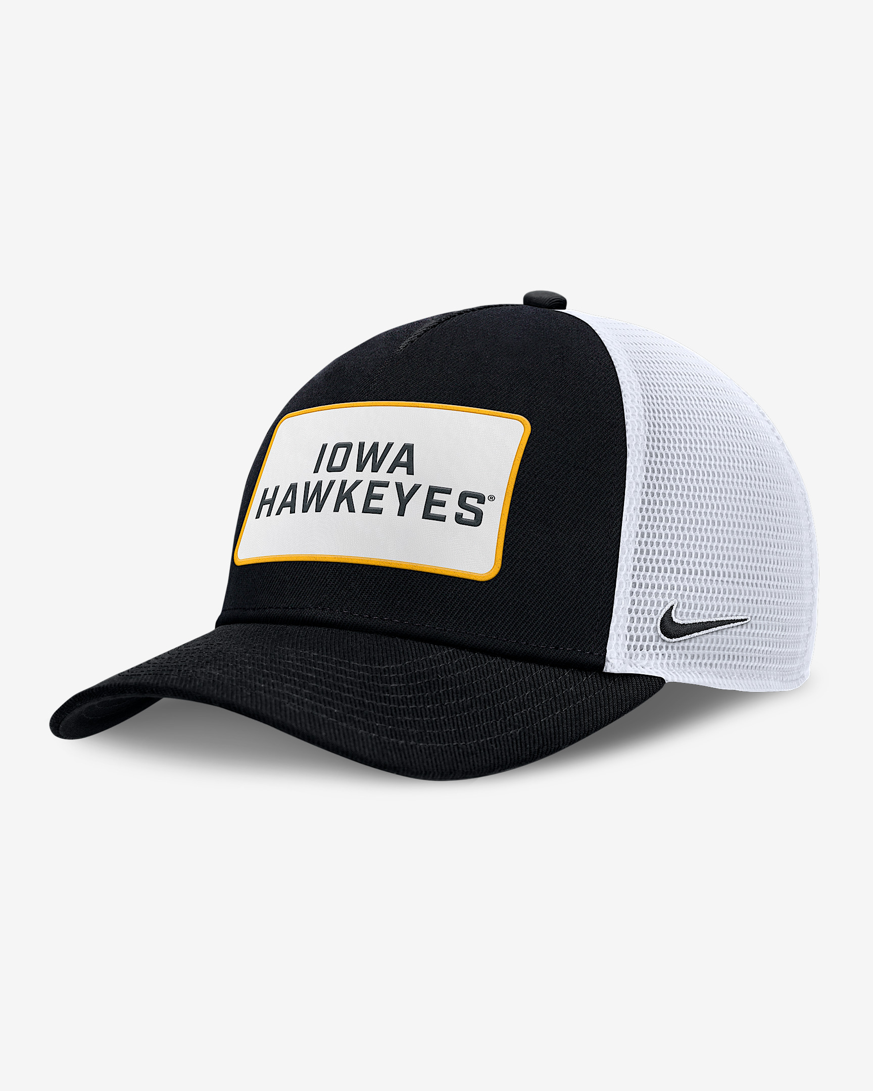 Iowa On-Field Rise Men's Nike College Trucker Adjustable Hat - 1