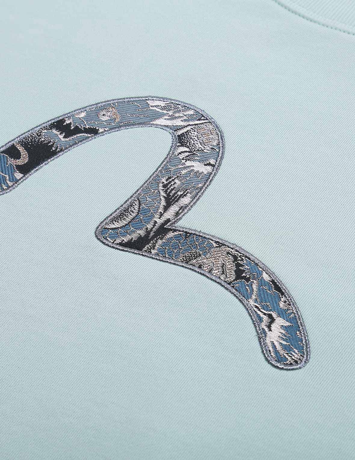 BROCADE SEAGULL APPLIQUÉ SWEATSHIRT - 7