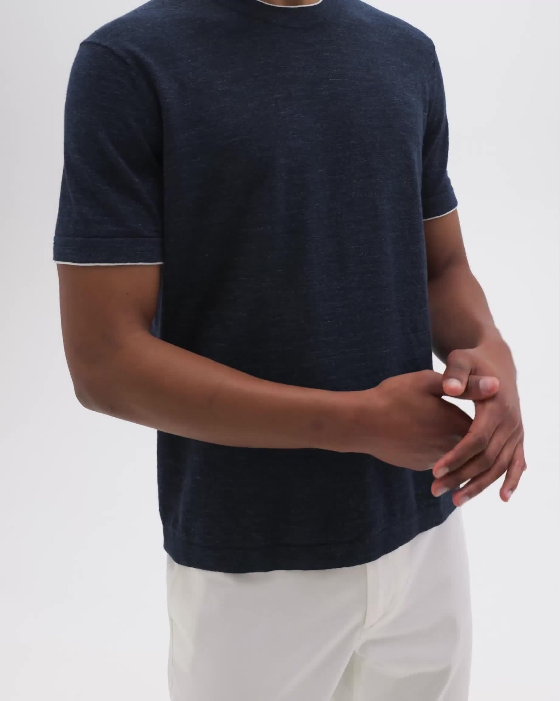 Sarior Tee in Cotton-Linen - 7