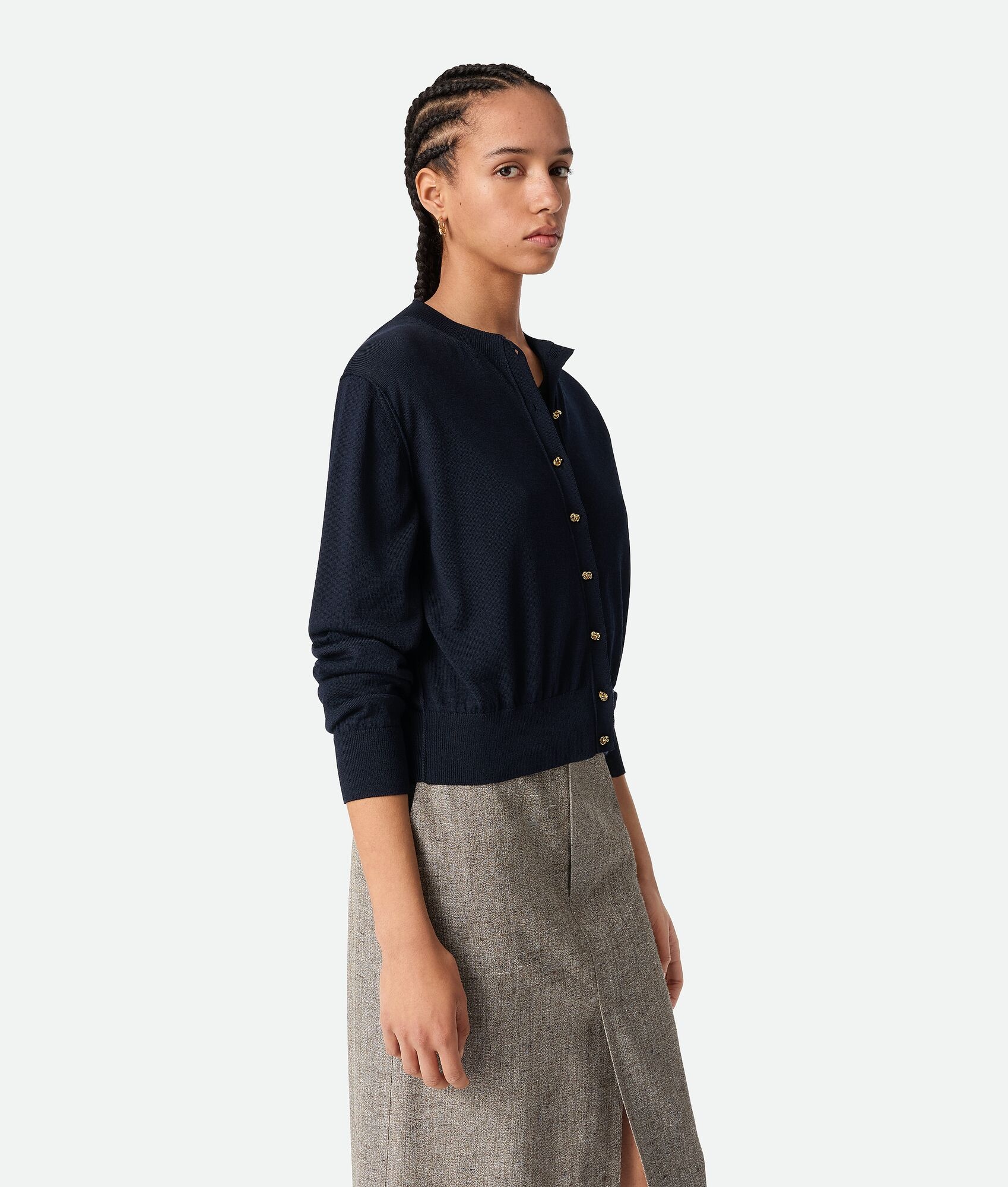 Cotton And Viscose Twinset - 2