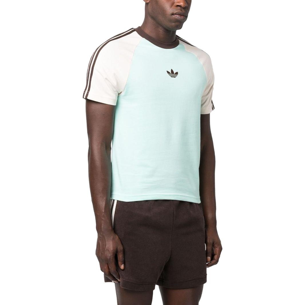 adidas originals x Wales Bonner Short Sleeve T-shirt 'Clear Mint' IJ8354 - 5