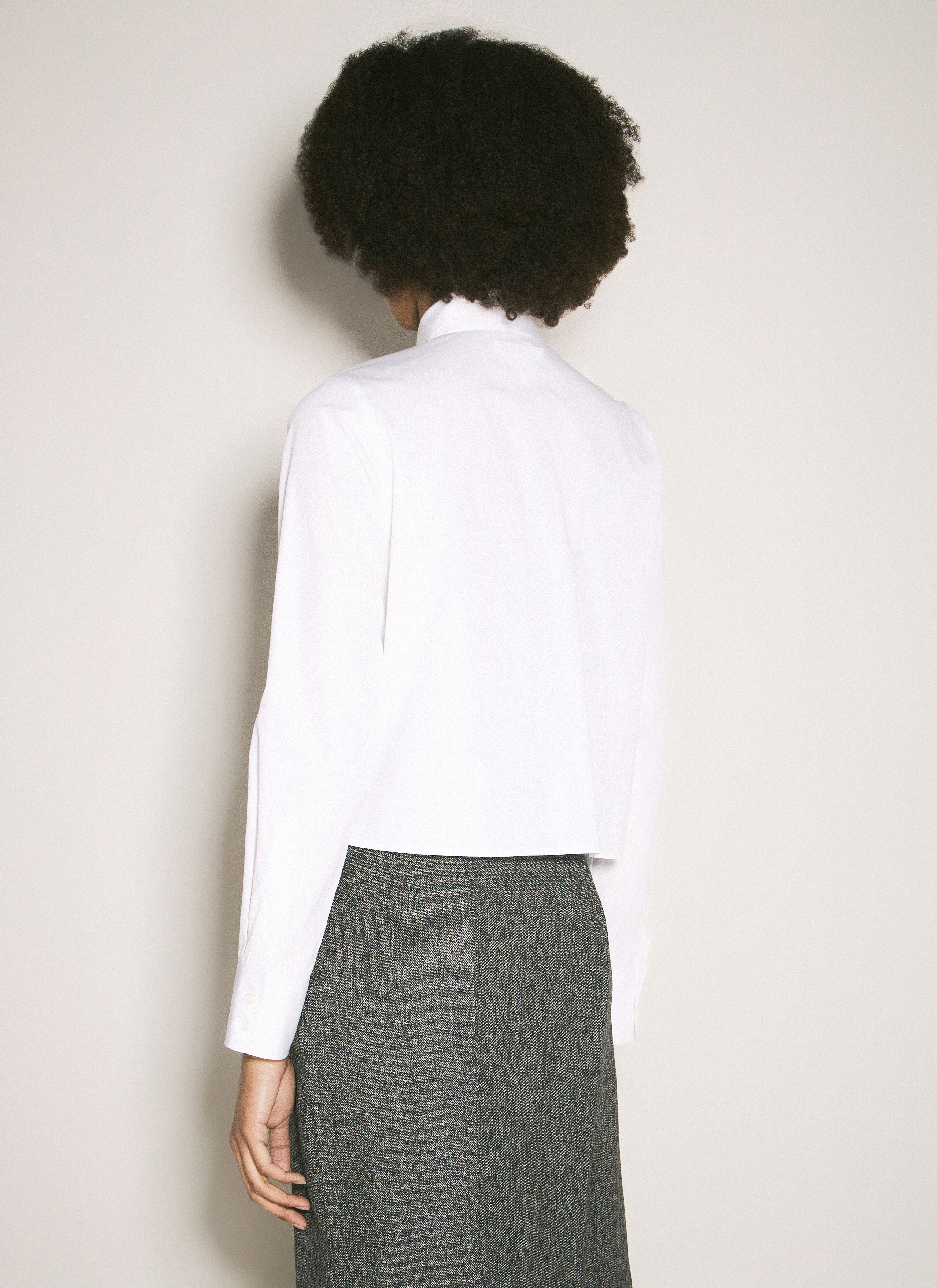 Embroidered Poplin Shirt - 5