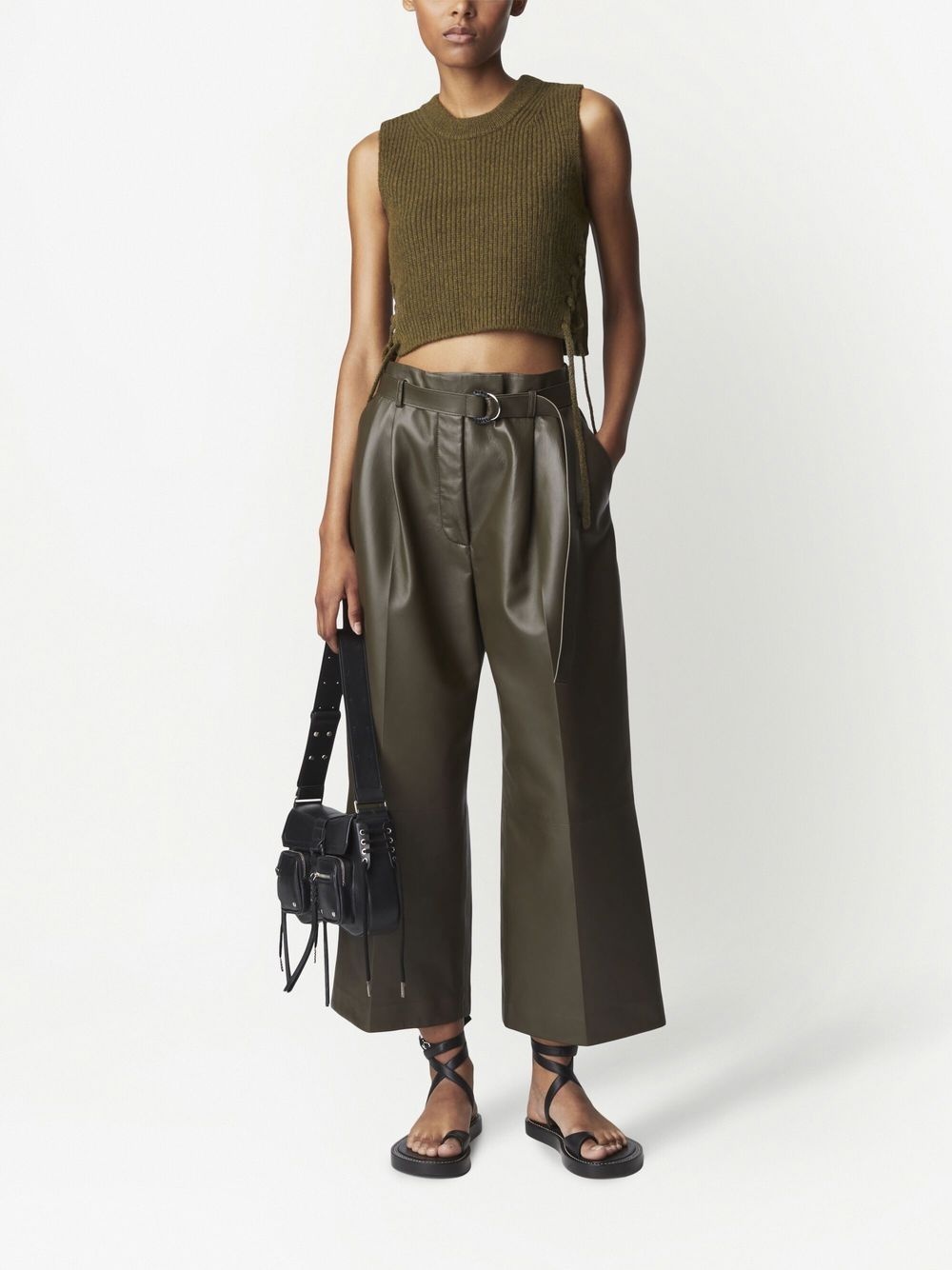 Amani knitted crop top - 2