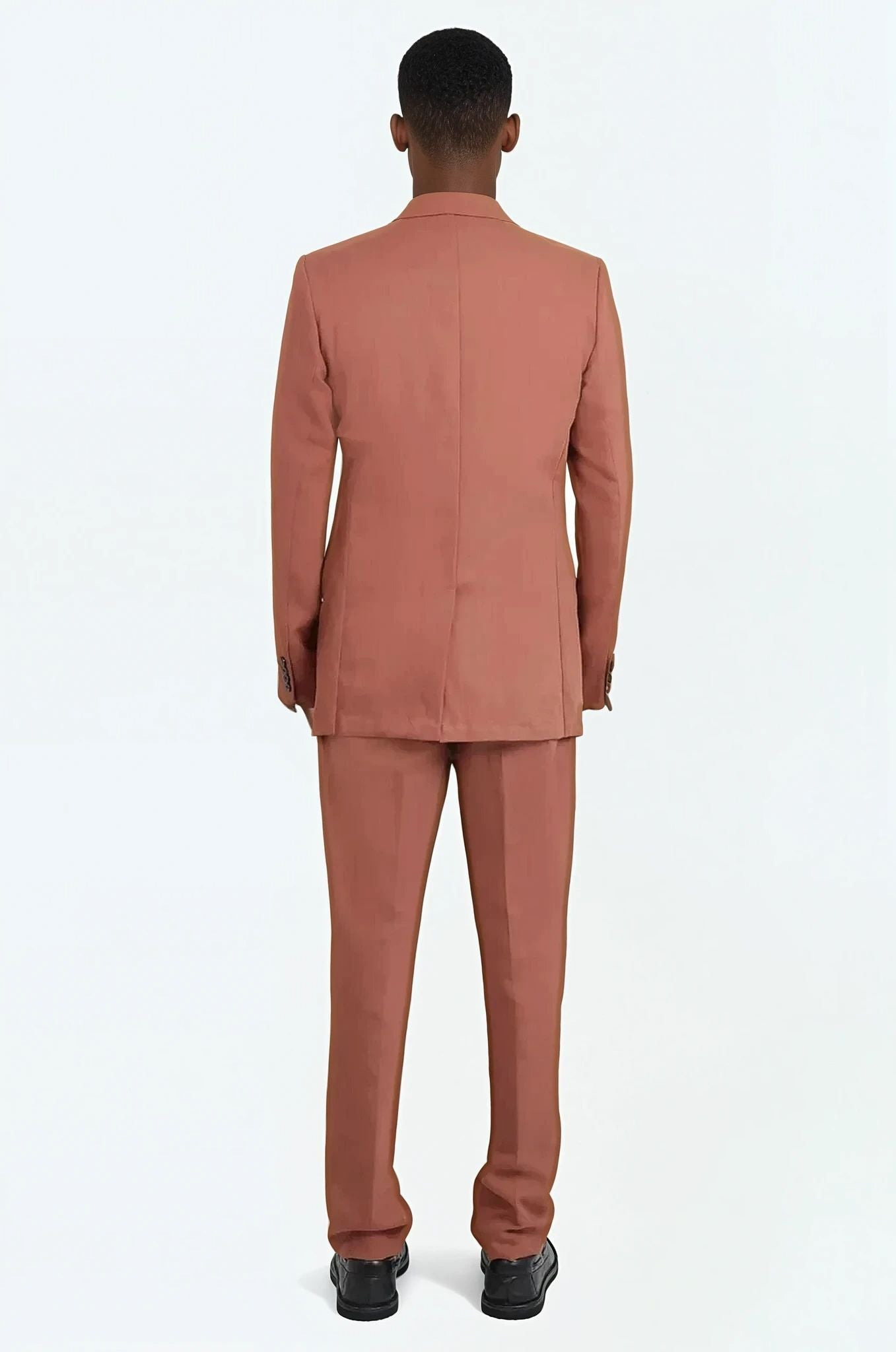 SINGLE BREASTED RELAXED SUIT JACKET X PANT | BRIQUE RED - 3