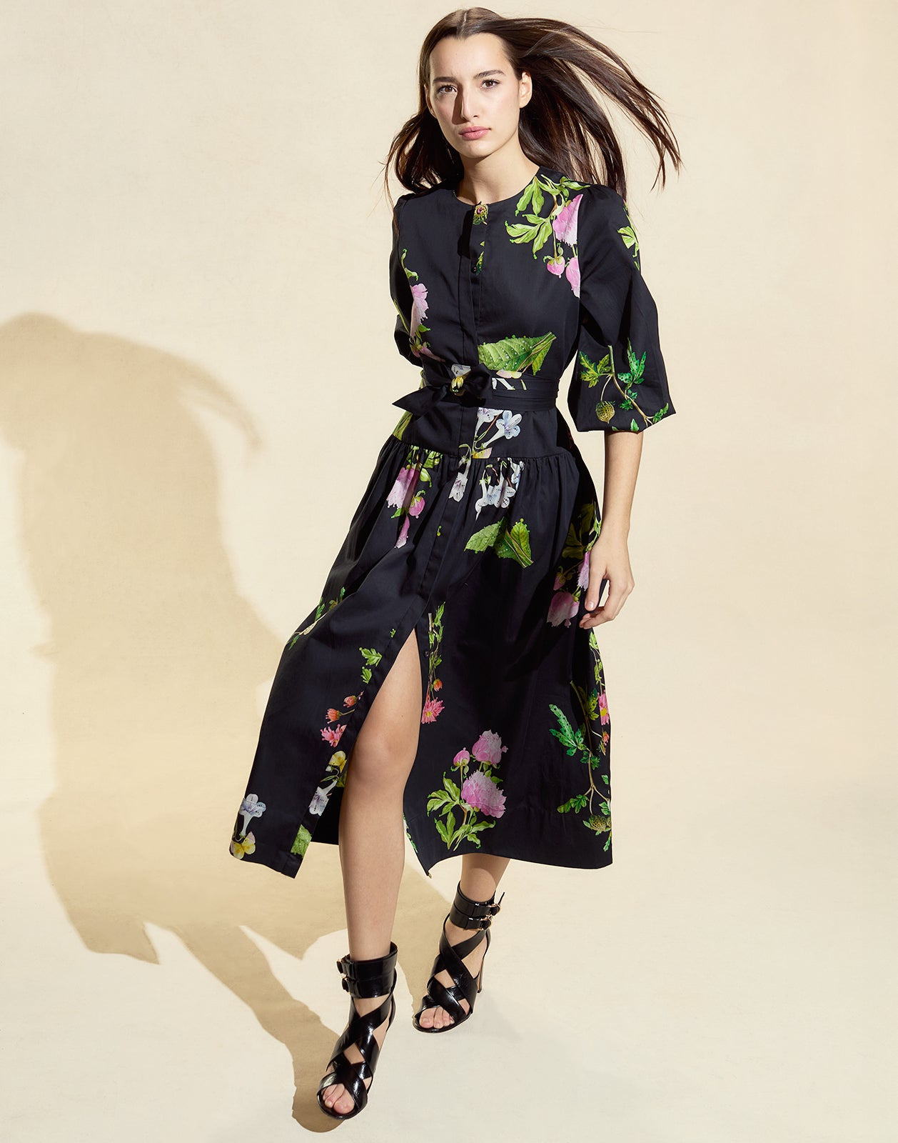 Evermore Cotton Sateen Shirt Dress - 2