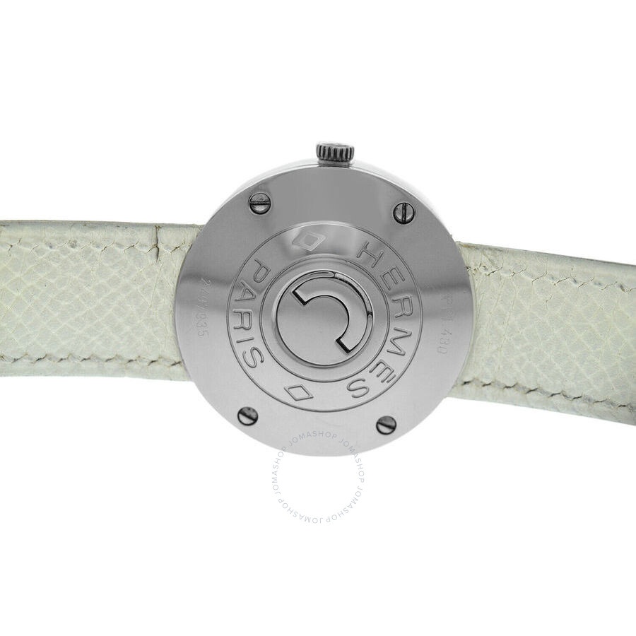 Pre-owned Hermes Passe Passe Quartz Diamond Ladies Watch PP1.430 - 4