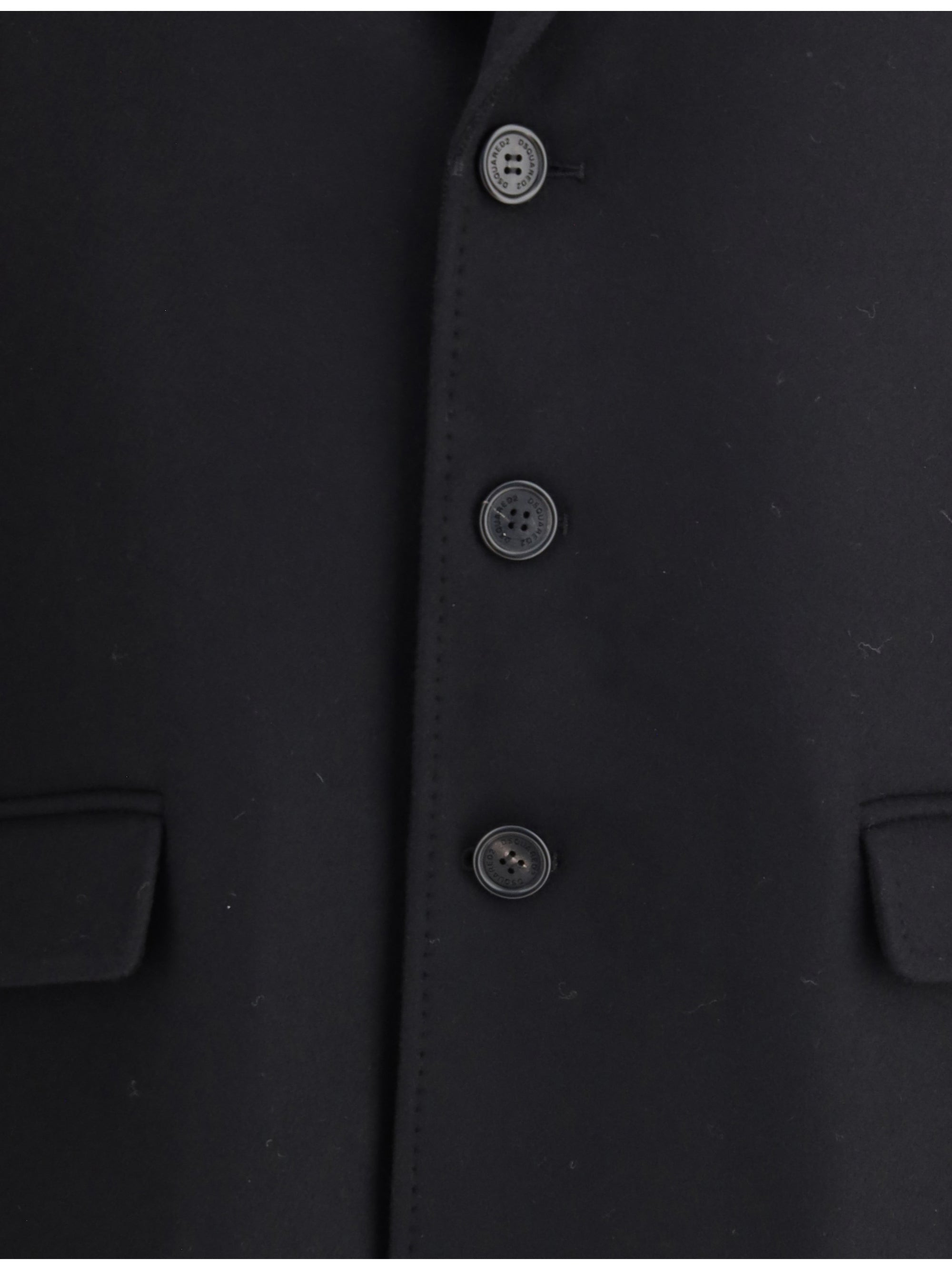Dsquared2 Men Wool Midi Coat - 3