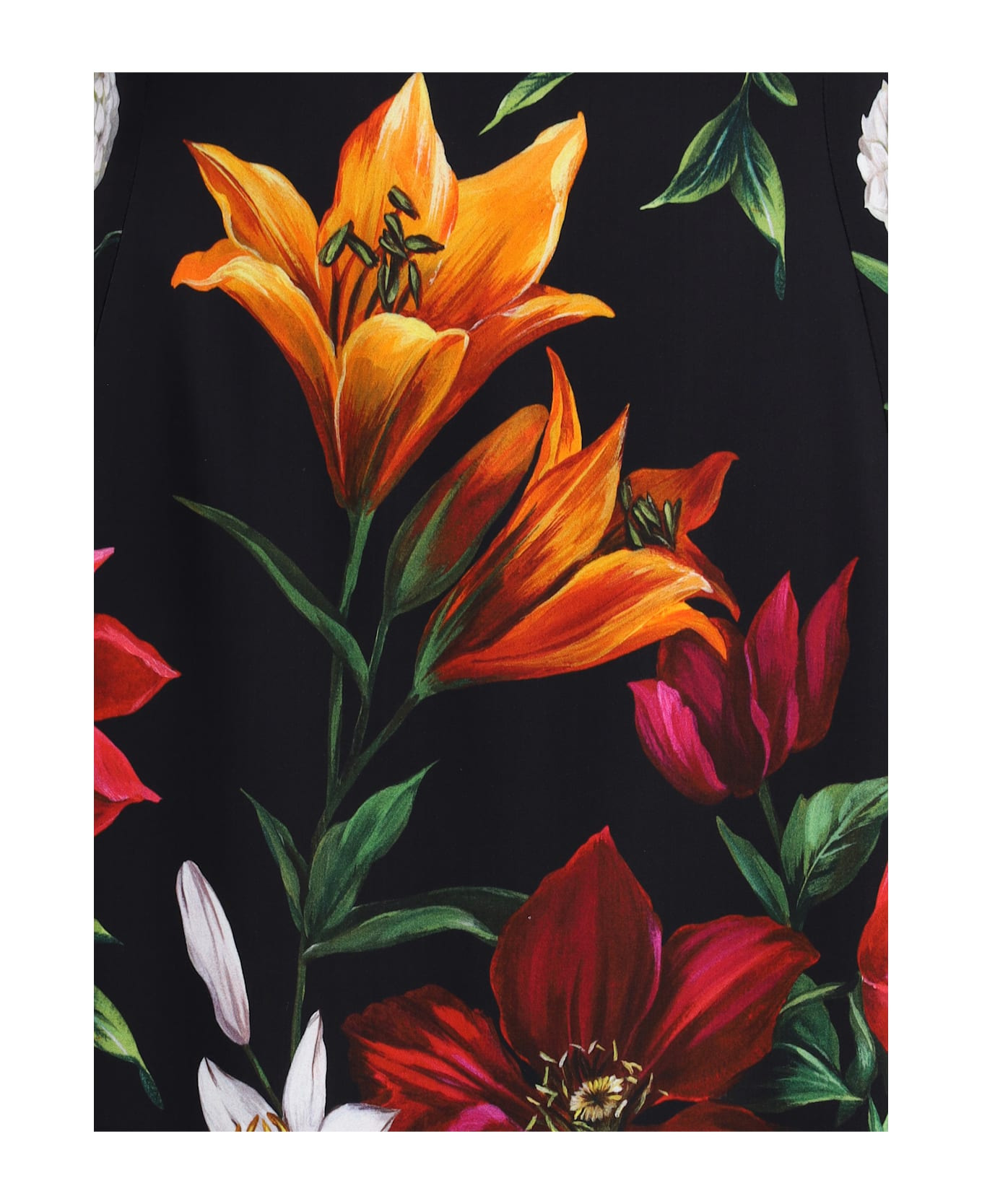 Long Floral-print Dress - 3